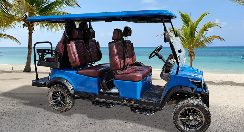 6 Seater Solar Electric Golf Cart