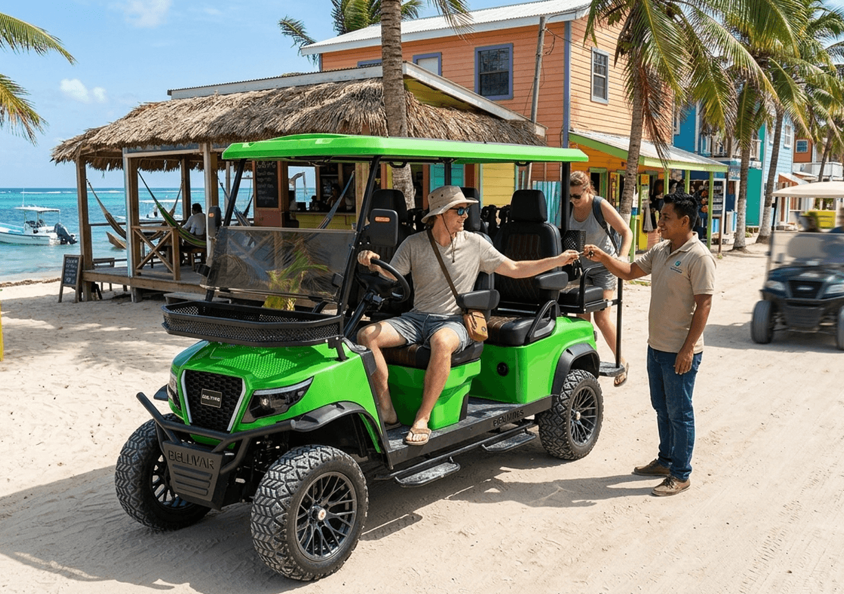 Golf Cart City Tour San Pedro